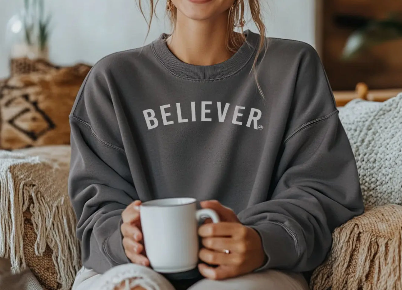 Comfort color “Believer” crewneck