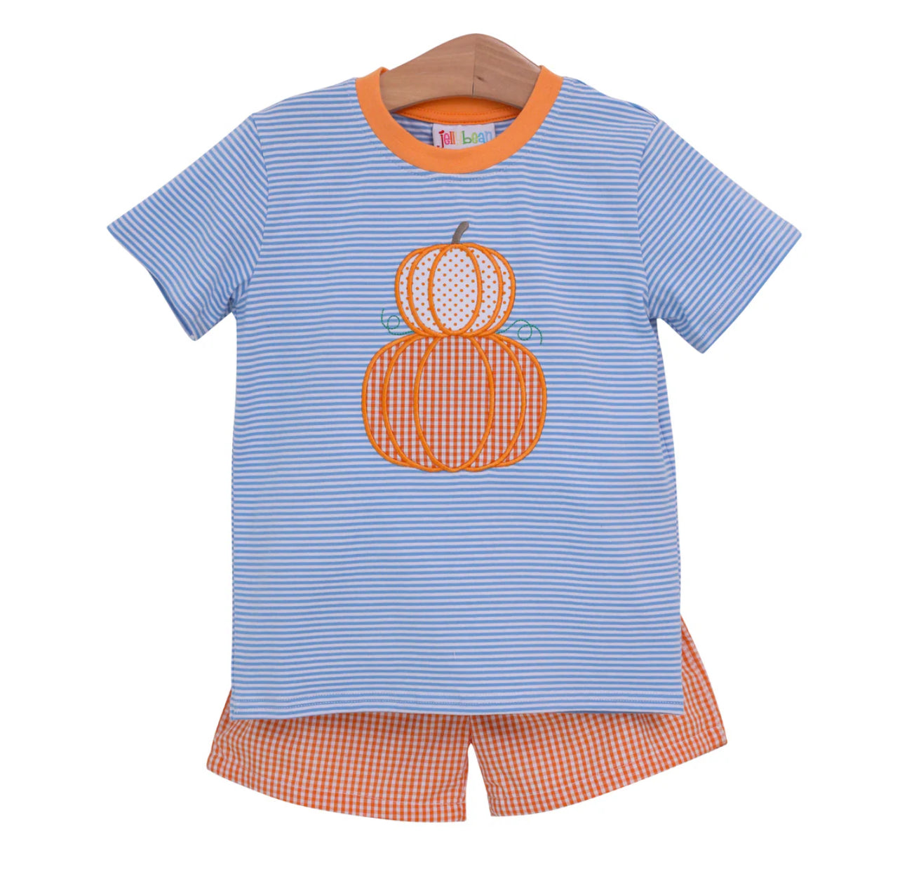 Pumpkin Stack Shorts Set